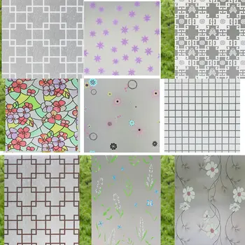 

60CM*200CM Long Self-adheive Film Window film Frosted Glass Sliding Door Bathroom Window Stickers Translucent Opaque home decor