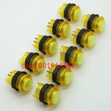 Reyann 10pcs/lot 5V LED Illuminated Arcade LED Light Push Button For Family Professional Classic Video Game Console DIY – Yellow