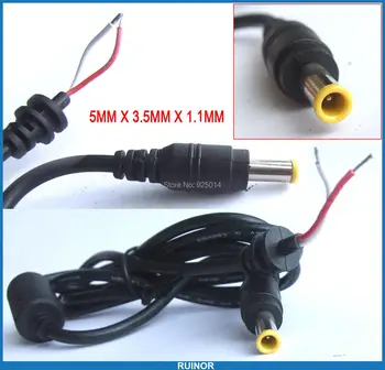 

1pc 5mm x 3.5mm x 1.1mm DC Plug Cord cables For DC Power Charger Laptop Notebook