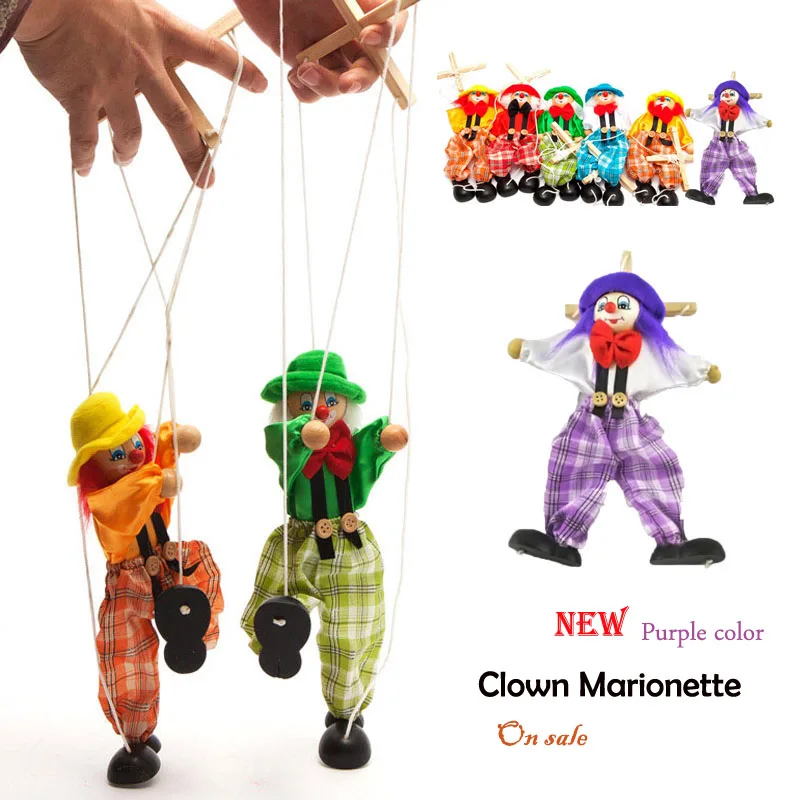 Doll Puppet Baby toys clown Muppets Green Orange Hand Puppet