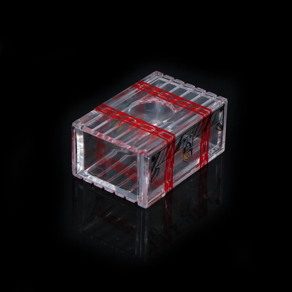 1pcs Transparent Magic Box That Cannot Be Opened Close-up Stage Magic Tricks Kids Children Classic Toys