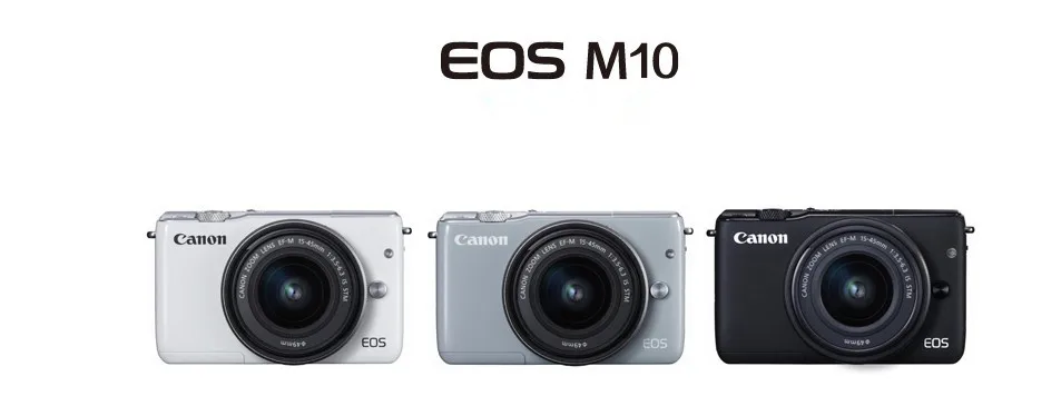 Canon M10 цифровая камера EF-M15-45 IS STM объектив Комплект для Canon EOS M10 беззеркальная цифровая камера