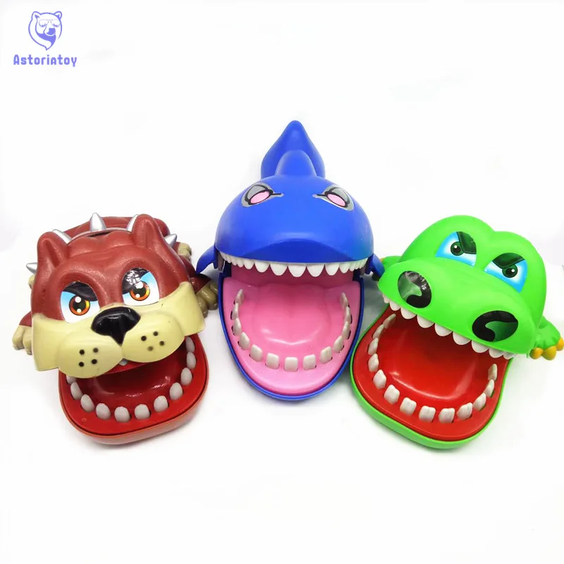 Crocodile Shark Mouth Dentist Bite Finger Game Funny Novelty Gag Toy Kids PlaUE 