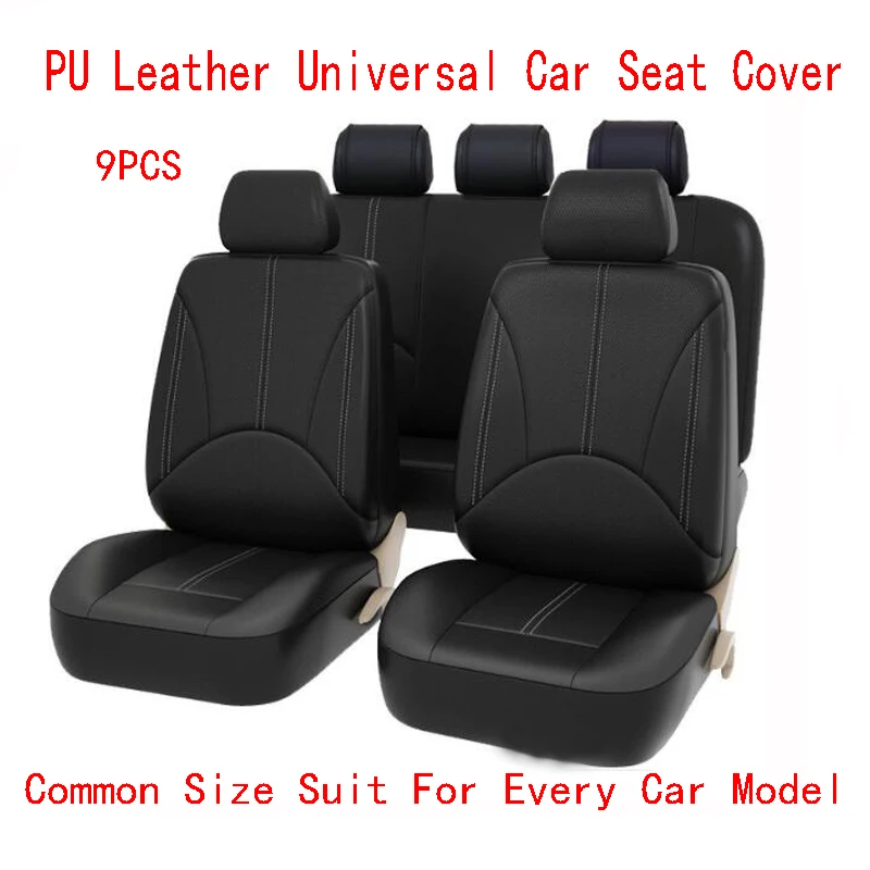 

Luxury PU Leather Auto Universal Car Seat Covers Automotive Seat Covers for toyota lada kalina granta priora renault logan