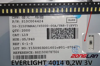

EVERLIGHT 500piece/lot for Maintenance LED LCD TV backlight Article lamp SMD LEDs 3V 4014 60MA Cold white light emitting diode