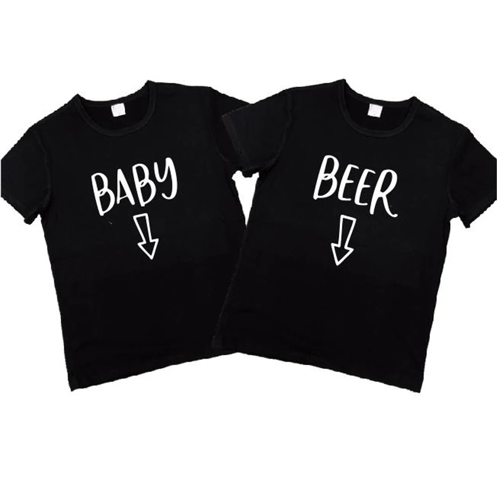 Объявление беременности Детская футболка с надписью Beer Belly Lover для женщин