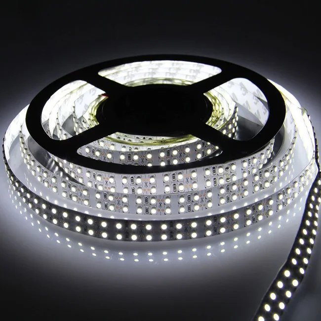 

240led per Meter SMD3528 Led strip Double Row 5M 1200led flexible ribbon DC12V non-waterproof for home indoor light
