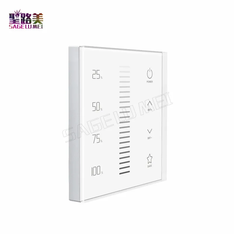 

LTECH EX1S AC110V~220V LED Dimming touch panel Brightness adjustment RF 2.4GHz DMX512 Dimmer for led tape lamp led strip light