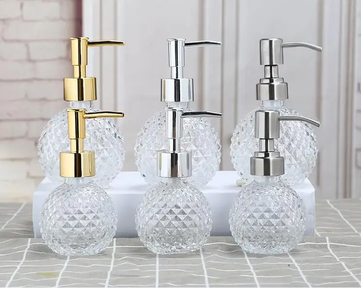

Accessories Bathroom Shampoo Pump Foaming Sanitizer Soap Ceramics Dispenser Lotion Portable Travel Liquid Soap Dispenser