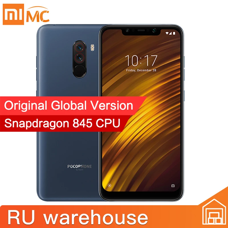 

Global Version Xiaomi POCOPHONE F1 6GB 64GB Smartphone Snapdragon 845 Octa Core 6.18" 2246 x 1080 FHD LiquidCool AI Dual Camera