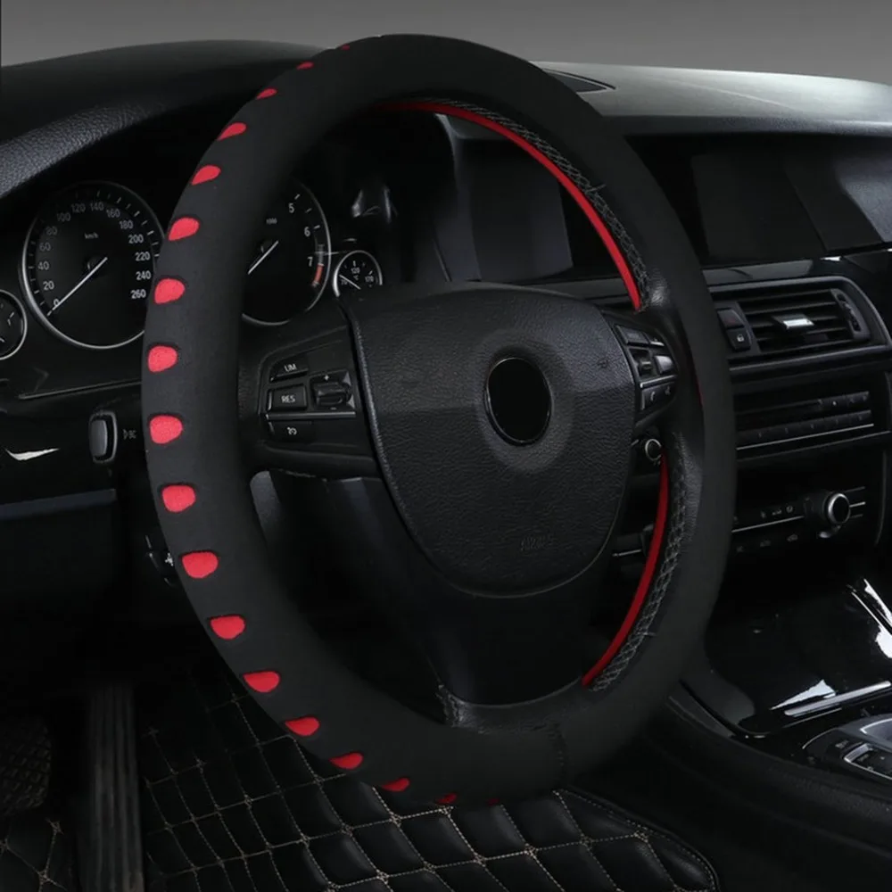 

Soft EVA Punching Steering Wheel Cover Universal Car Steering Wheel Cover Car Styling Interior Accessories