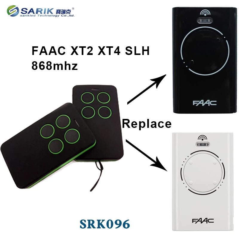 

Free Shipping FAAC XT2 XT4 868SLH Self Learning Rolling Code Remote Control 433 MHz 868 MHz FAAC garage door remote control