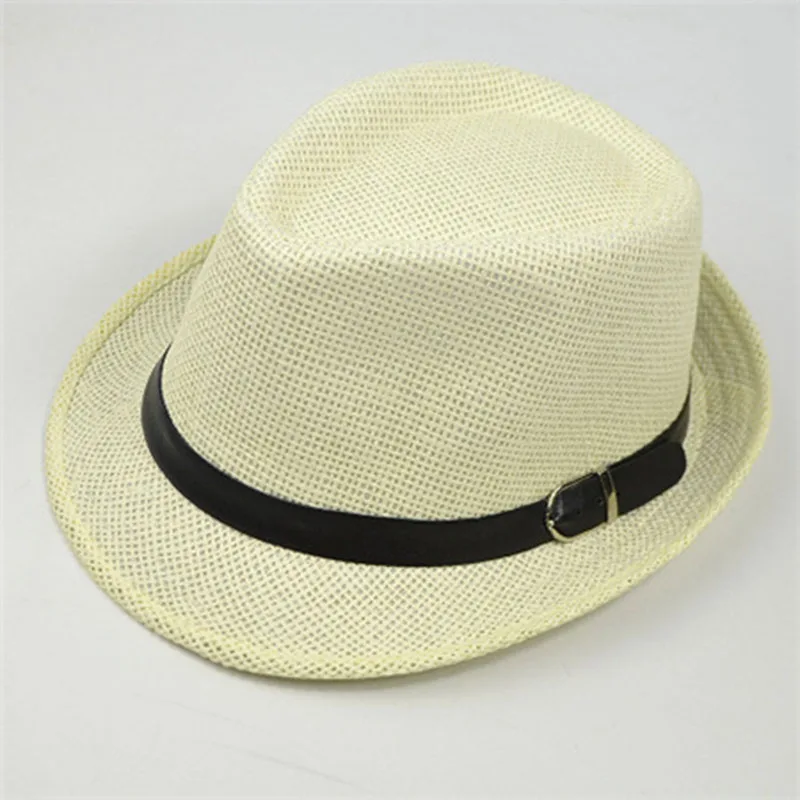 Ретро соломенные шляпы, топ джаз, клетчатая шляпа, весна-лето, котелок, кепки, классическая версия, шляпы, Повседневная пляжная шляпа для мужчин и женщин