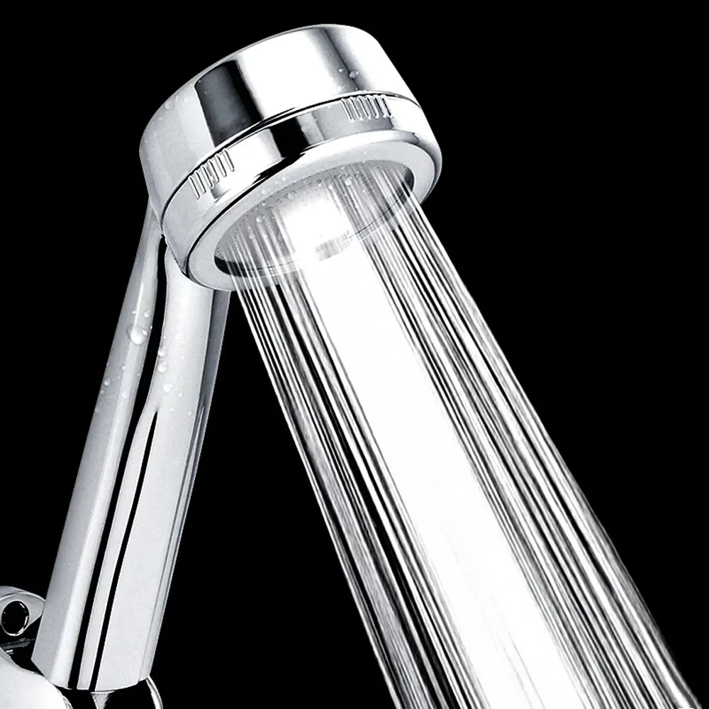 bathroom ABS chrome shower head water saving handheld shower high