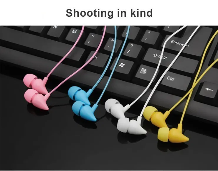 colorful earphones