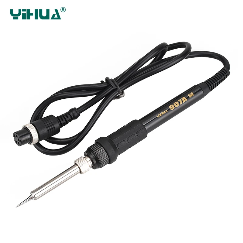 YIHUA 907A Soldering Iron Handle 50W Universal 936 Soldering Station Electric iron 5 Holes Interface High Quality Welding Tools ac 225 arc welder