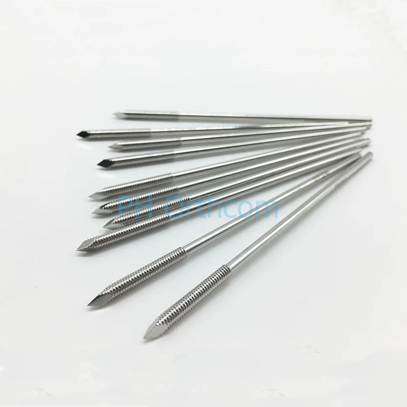 

Various Sizes of End Threaded positive for Small Animals Orthopedic Instruments