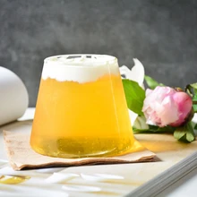 Творческий Высокое кружка из боросиликатного стекла пиво, кофе, чай Кружка Гора Фуджи дизайн кристалл виски XO Стекло чашки Виски Посуда