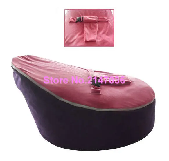Удобный детский розовый топ с фиолетовой основой детский спальный мешок бобов детский стульчик без наполнителя
