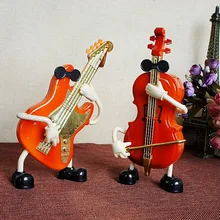Creative Guitar Music Box Kids Toy Plastic Music Box Creative Gift Ornaments Toys Birthday Gift Home Decor