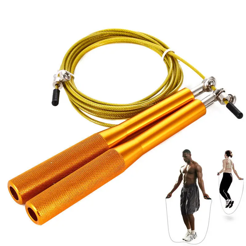 Jump Rope Crossfit Professional Training adjustable Cable High Speed