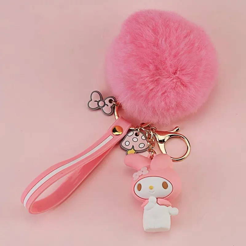 3D креативный брелок Sanrio серии My Melody Pudding Cinnamoroll Dog, брелок для ключей с подвеской, брелок для девочек, фигурная игрушка - Цвет: 04