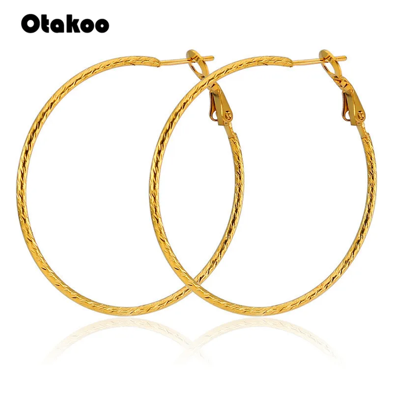 Женские серьги Otakoo кольца из нержавеющей стали для баскетбола размером 30 50 мм