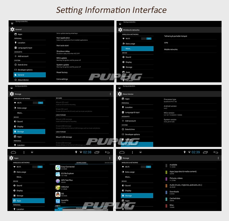 Excellent Android 3G WIFI 6.2" Double 2DIN Car Radio Stereo DVD Player GPS Navi Bluetooth 6