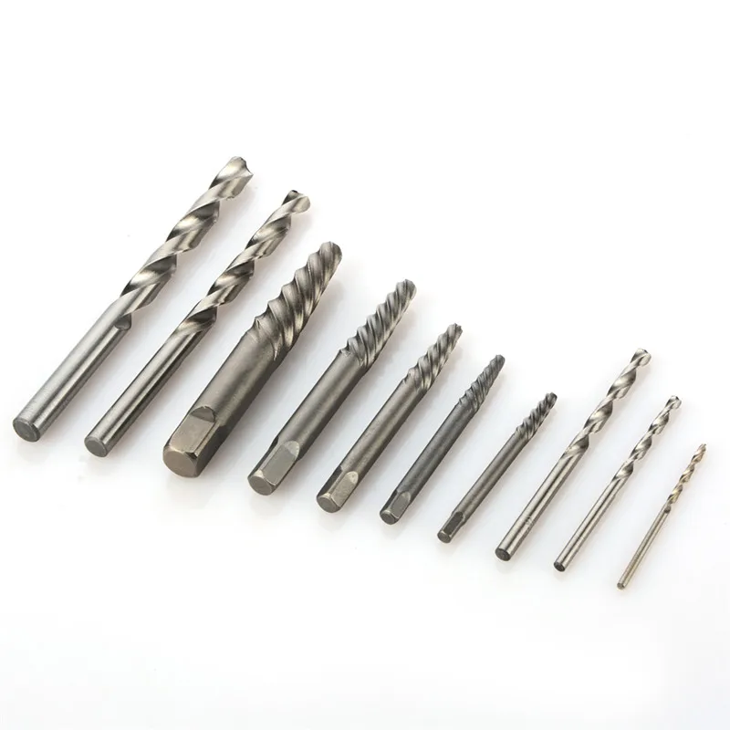 Набор инструментов для удаления сломанных гаек 12 шт./компл.|screw extractor|set screw extractordrill