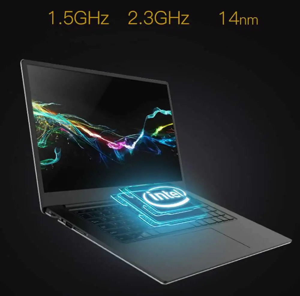 15,6 дюймовый ультратонкий ноутбук 6 ГБ 64 Гб SSD с большой батареей Windows 10 wifi bluetooth Компьютер нетбук ПК черный цвет