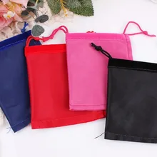 Лидер продаж 100 шт./лот 7x9 см супер бархат украшений подарочный пакет мешок веревочная сумка-кисет затягивающийся мешочек