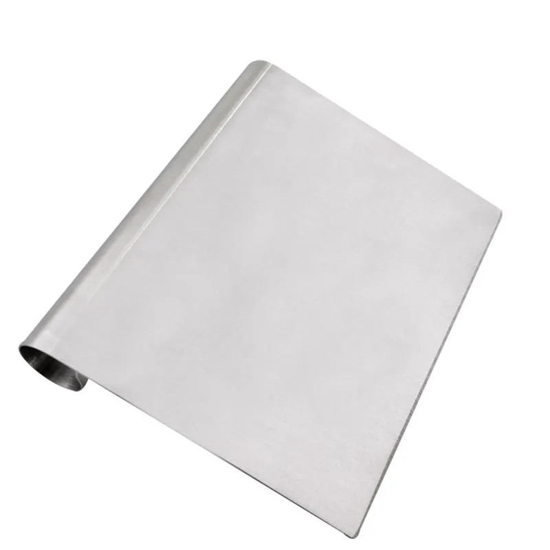 

Stainless Steel Pizza Dough Scraper Cutter - Fondant Cake Decoration Tools Kitchen Accessories Baking Pastry Spatulas Cutters