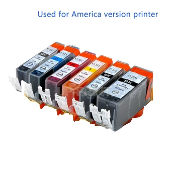 

UP 6PCS PGI220 CLI221 Ink Cartridge compatible for Canon PIXMA MP980 for America version 220/221