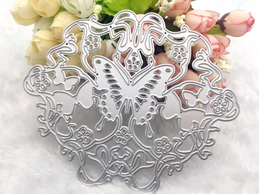  N385 METAL CUTTING DIES Flower Scrapbook card invitation paper craft party decor embossing stencil  - 32924078564