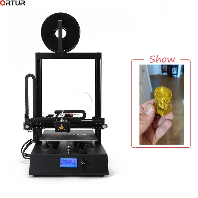 Special Offers New Version Ortur 4 3D Printer Second Generation Upgraded Extruder Head /Improved Wire Connections High Precision FDM 3D Printer