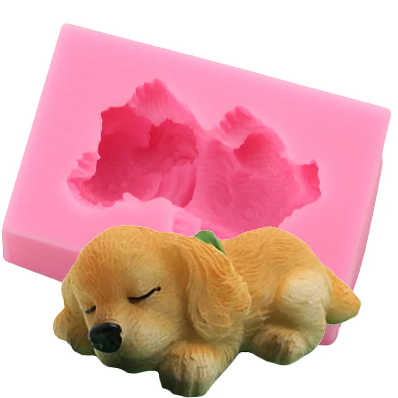 

Sugarcraft Animal Dog Silicone Mold Fondant Molds Cake Decorating Tools Chocolate Gumpaste Soap Mould Resin Clay Baking Moulds
