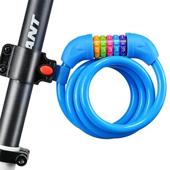 

Universal Cable Bike Lock 5 Digital Code Password Bike Safety Cycling Security Bicycle Locks Accessories Cycle Chian Lock 120cm