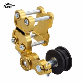 

for most motorcycle Black Red gold cnc Aluminum Adjuster Chain Tensioner Roller 1 piece for yamaha kawasaki honda ktm ducati