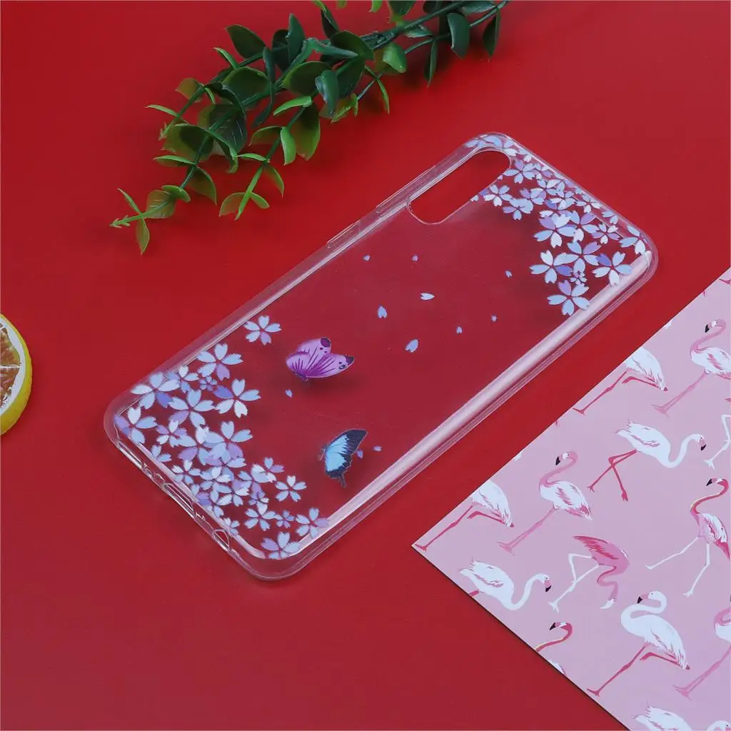For Samsung A50 Case Animals Soft TPU Clear Bumper Coque For Samsung Galaxy A50 Silicone Phone Back Cover Capas A 50 A505 A505F