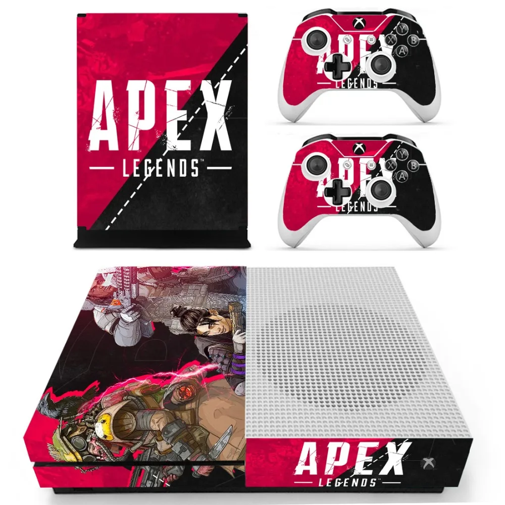 APEX Legends наклейка на кожу для Xbox One S консоль и контроллеры для Xbox One тонкая кожа стикер s винил