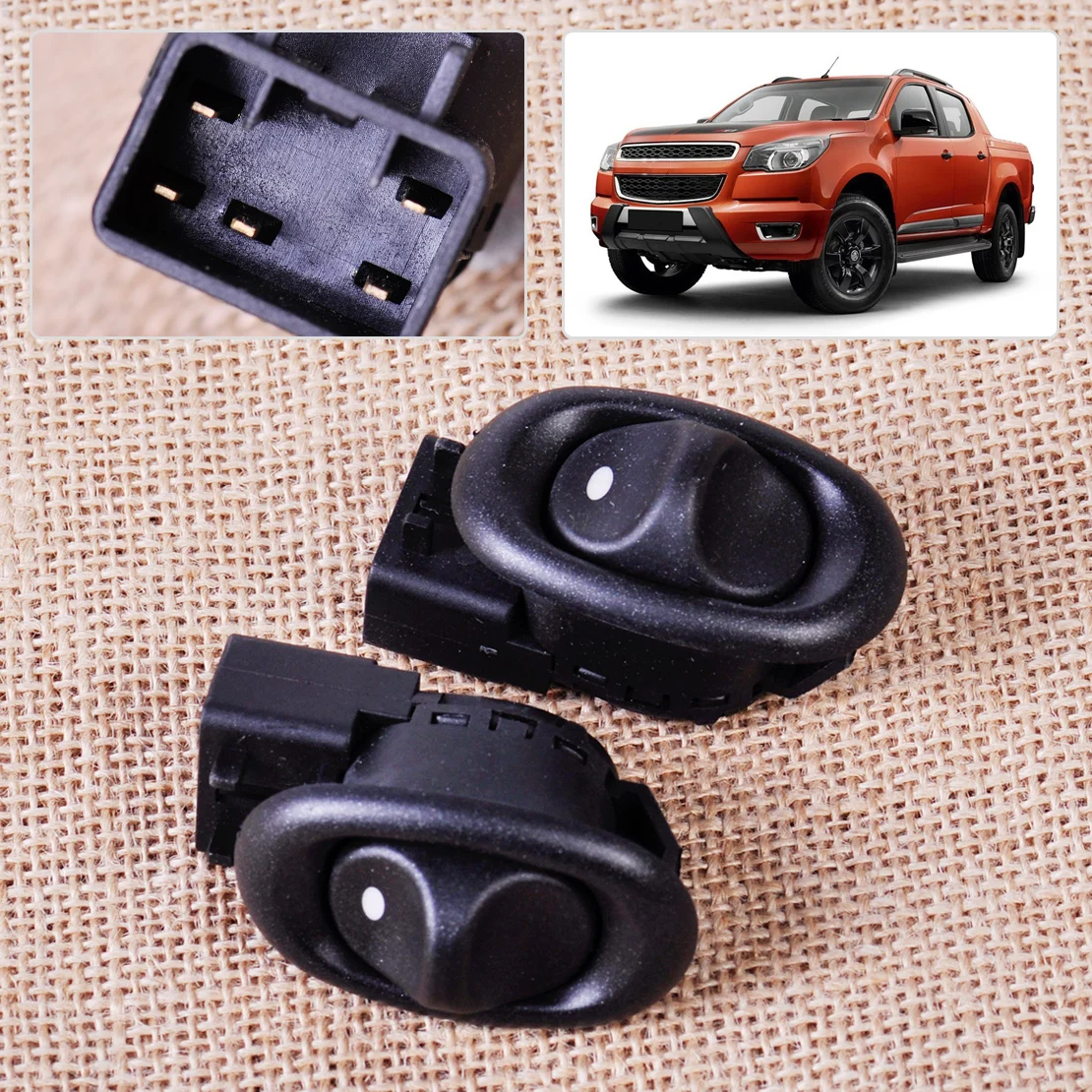 

CITALL 2Pcs Rear Electric Power Window Switch fit for Holden Commodore 4Door Sedan & Wagon VT VY VZ VX Statesman WH 1999 - 2002
