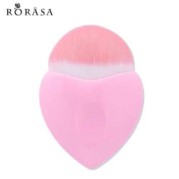 

1Pc Heart Shape Makeup Brush Set Pink Blusher Powder Foundation Cosmetic Brush Contour BB Cream Brushes Facial Beauty Tools NA15