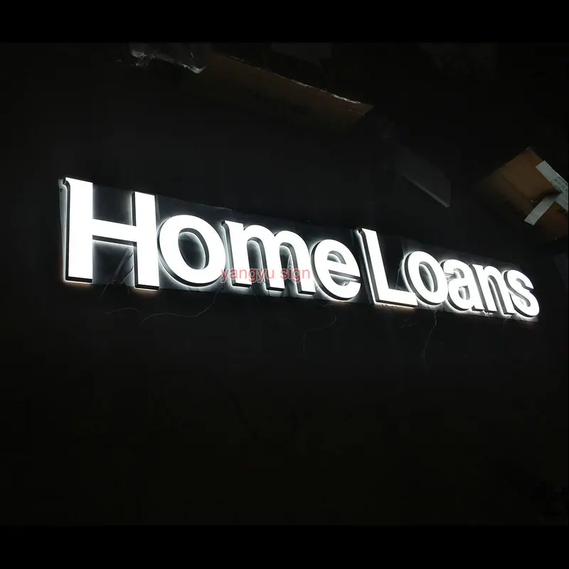 3D Custom small acrylic led illuminated letters for shop front