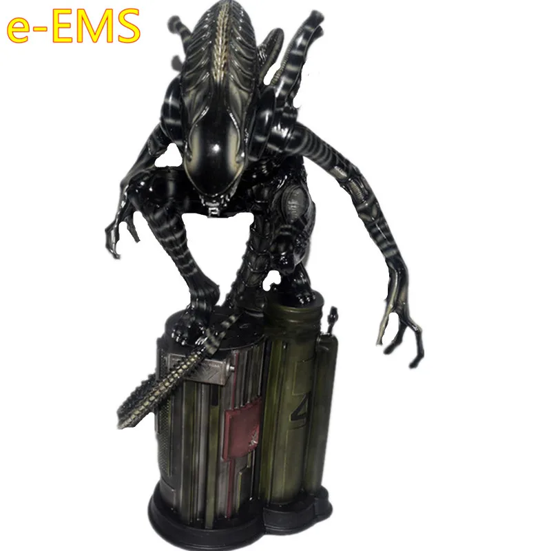 

Anime 1:4 Xenomorph Alien Warrior Resin Squat Down Full-length Portrait Statue Action Figure Model Giocattolo G2528