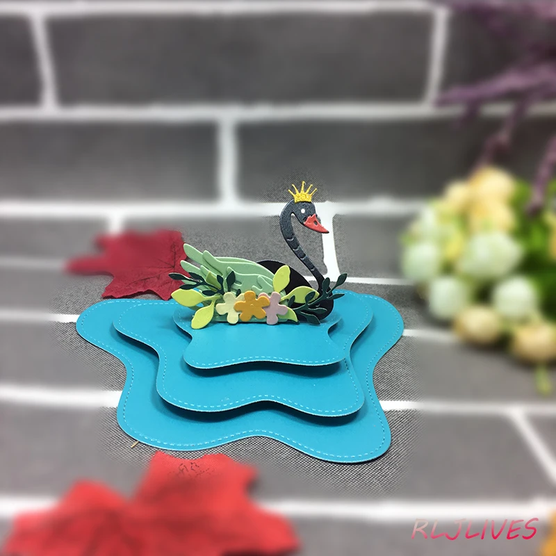 

Swan Metal Cutting Dies Stencils for DIY Scrapbooking Stamp/photo album Decorative Embossing DIY Paper Cards