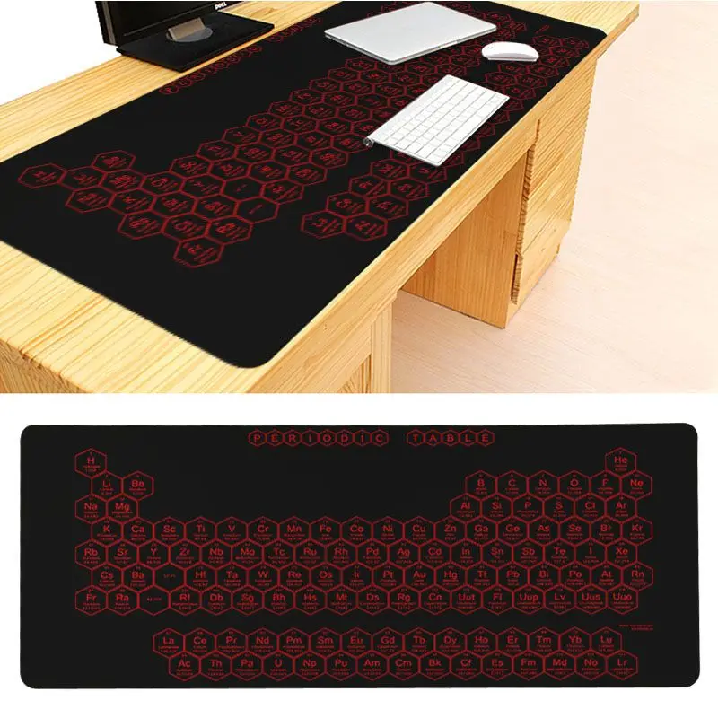  MaiYaCa New Printed Periodic Table of Elements Silicone Pad to Mouse Game Size for 300*900*2mm and 