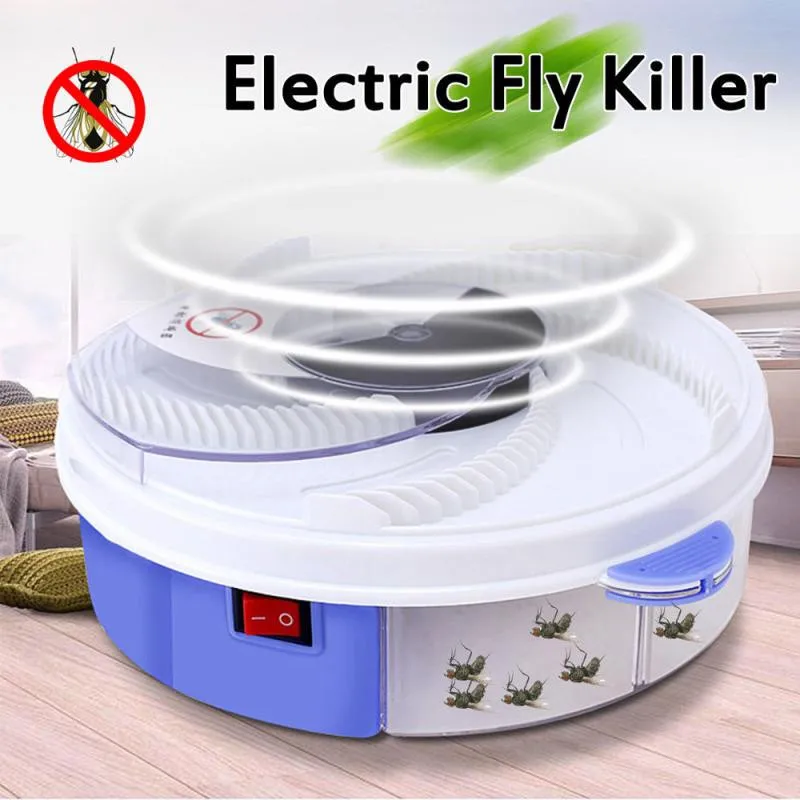 20*20*7cm Electric Fly Trap Device with Trapping Food Electric
