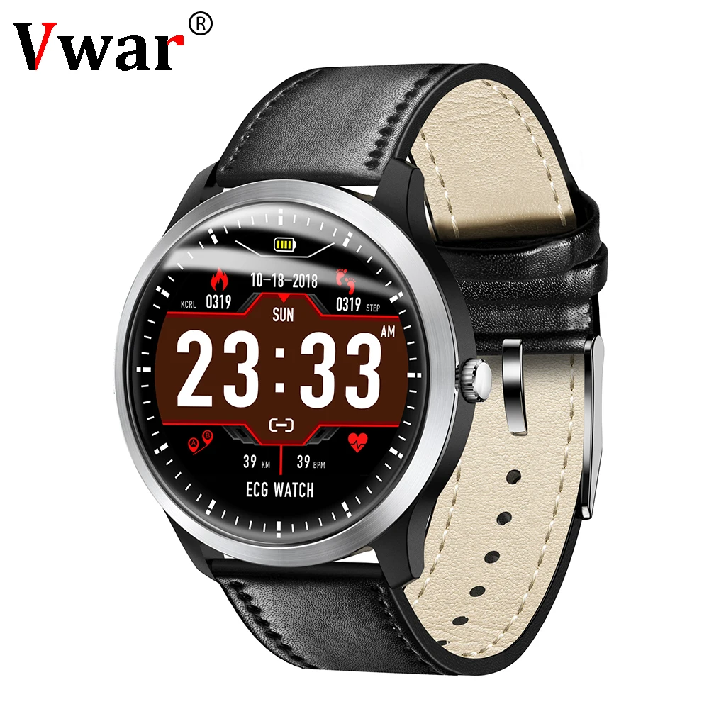 

Vwar N58 ECG Smartwatch Men Heart Rate Monitor Smart Watch support Electrocardiogram Measurement 3D Multi sport Fitness Tracker
