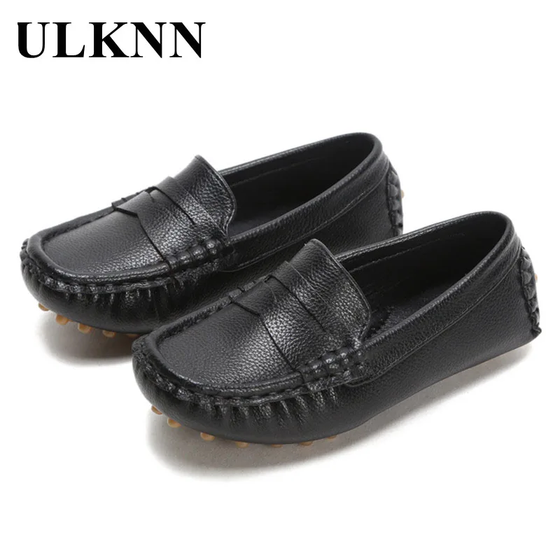 

Children Peas Shoes Boys Wear Comfortable non-slip Kids Shoes 2017 New Baby Fashion Girls Casual Soft Leather Genuine Quality