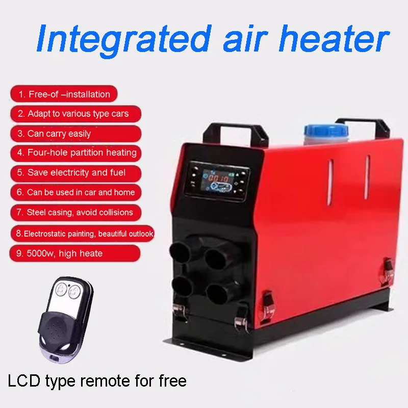 New products 5kw 12v 24V integrated air parking heater Portable universal auto car diesel greenhous